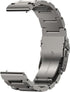 AMAZTIM Compatible Silver Metal Strap, Silicone Replacement Wristbands Sport Strap with Metal Buckle Compatible T2 Smart watch(Black)...