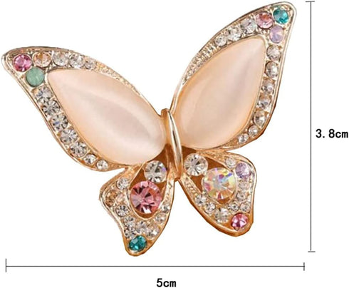 Butterfly Brooch for Women Rhinestone Brooches Fashion Colorful Butterfly Brooch Fashion Wedding Jewelry...