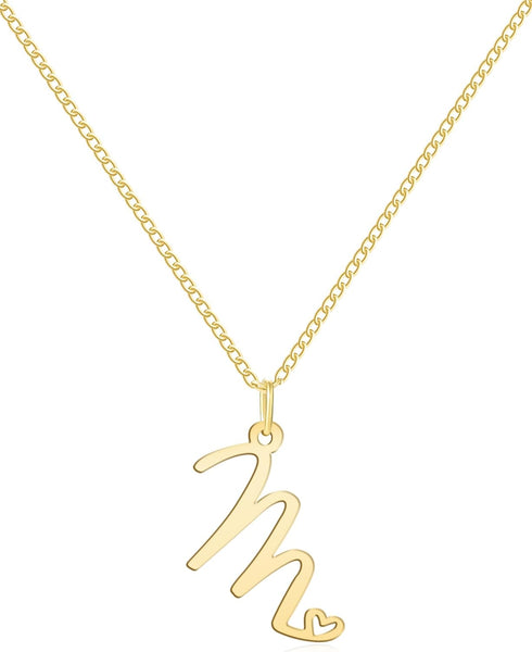 Initial Necklaces for Women, 18k Gold Plated Letter Necklace Dainty Personalized A-Z Pendant Choker Necklace Jewelry Gifts...
