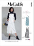McCall's Learn Misses' Skirt Overalls Sewing Pattern Kit, Design Code M8345, 6-8-10-12-14, Multicolor...