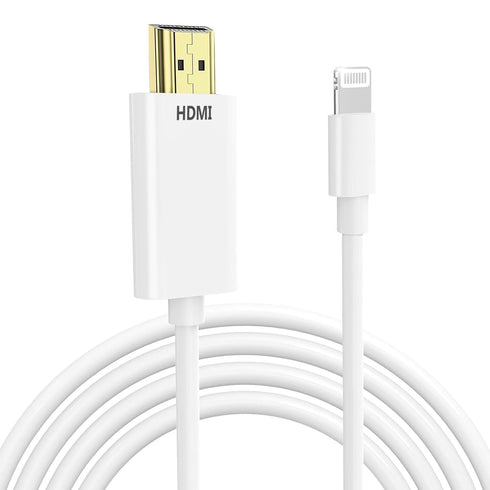 Lightning to HDMI Cable for iPhone Digital AV Adapter 1080P HD Video Sync Screen Connector iPhone to HDMI for TV Projector Monitor...