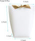 (8pcs White) Gift Wrap Boxes Packing Bags, Minimalist Gift Boxes Valentine's Day, Decorative Presents Box Bundle for Packing Clothes Accessories/T...