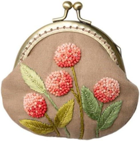 1 Set Womens Purses Coin Purse Womens Wallet Mini Gifts Mini Purses Mini Lock Bag Handmade Embroidery Tool Embroidery Kit for Beginners Embroidery...