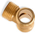 Tee Pipe Fitting T Pipe Connector Brass Tee Equal Tee 1/2" male x 1/2" male x 1/2" male Plumbing Tee for Repair 3 Way Pipe Fitting...