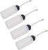 Uoeo 4 Pieces Sewing Machine Oil Dispenser Oiler with Long Angled Spout, Extended Spout Oil Bottle, 120ml...