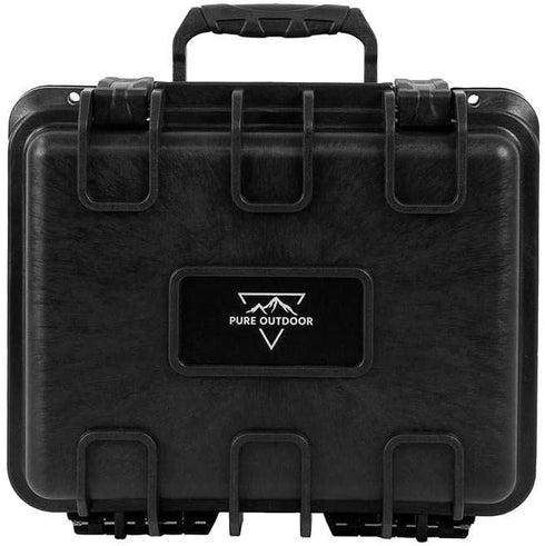 Monoprice Weatherproof/Shockproof Hard Case - Black Ip67 Level Dust and Water Protection Up to 1 Meter Depth with Customizable Foam, 10" x 9" x 7"...