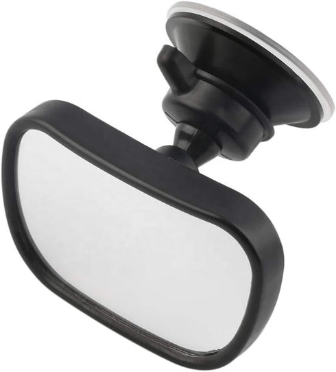 Baby Rear View Car Mirror - Wide View for Better Viability - Shatter-Resistant Seat Safety for Infants, Children, or Toddlers - Suction or Clip-On...