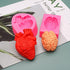 2 Pack Organ Shape Silicone Heart Brain Epoxy Resin Decoration Plaster Candle Aroma Fondant Mousse Chocolate DIY Aromatherapy Mold...