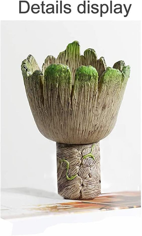 Succulents Pot, Cute Succulent Pot Flower Succulent Planters Live, Flower Pot Pencil Pen Holder with Hole, Best Gift for Kids, Parents, Friends...