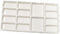 14 Wells Ceramic Artist Paint Palette - 8 Inch Porcelain Watercolor Painting Palette Ceramic Mixing Tray for Painters...