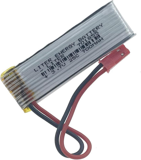 3.7V 700mAh 701855 Lithium Battery for High Magnification 25C Drone Battery with JST Connector for U815A U818A air Vehicle...