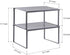 NEX Kitchen Shelf Organizer for Counter Cupboard Pantry, Set of 2 Cabinet Shelf Organizer Spice Rack, Stackable, Metal, Silver...