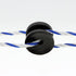 24 Pcs Circular Ring Corner Post Electric Fence Insulators, Polyrope Insulator for Electric Fence Wire,Black...