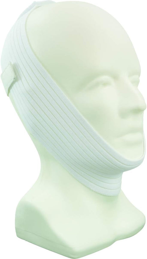 Carex Chin Strap for CPAP Users - Stop Snoring Chin Strap - Anti Snore Chin Strap, White, 1 Count...