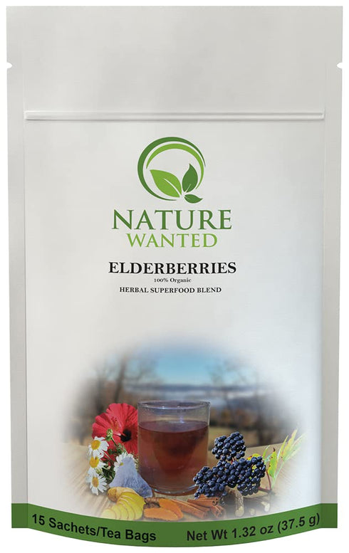 Elderberry Herbal Superfood Blend Tea...