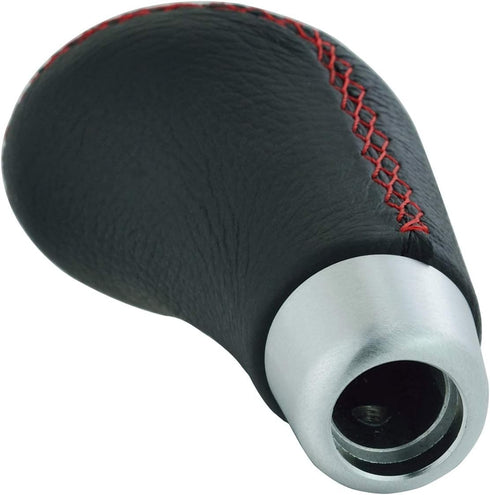 Lunsom Leather Shift Knob, Car Gear Shifter Stick Auto R Style Shift Stick Handle Head Gear Shift Lever Knob for Most Manual Transmission Vehicle ...