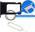 MMOBIEL SIM Card Slot Tray Holder Replacement Compatible with iPhone 11 2019 - Incl. Rubber Gasket and Sim Pin - Black......