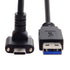 JSER Down Up Angled USB 3.1 Type-C Dual Screw Locking to Standard USB3.0 Data Cable 90 Degree Compatible for Camera...