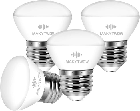 R14 Led bulb 4W E26 Base 2700K Warm White Dimmable Mini LED Reflector Floodlight Bulb 40W Equivalent 400 Lumens 4Pack...