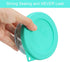 Sophico 1 Cup Round Silicone Storage Cover Lids Replacement for Anchor Hocking and Pyrex 7202-PC Glass Bowls (Container not Included) (Mint - 2 pa...