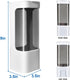 Cup Dispenser, Pull Type Water Cooler Cup Holder Fit 3oz-5oz Small Cups, Wall Mount Bathroom Disposable Mouthwash Cups Dispenser with Paste for Ho...