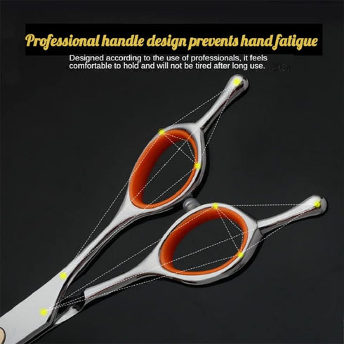 AIRY 7.5" Dog Grooming Scissors Cats Trimming Shears and steel comb set Professional Pets Scissor Kit for Left- and right-handed dual use Groomers...