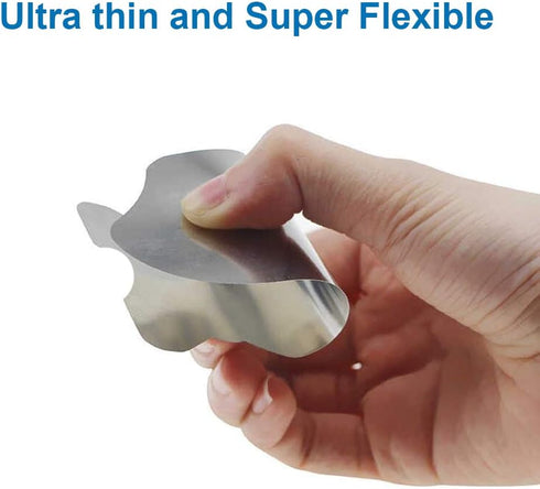 MMOBIEL 5 Pcs/set Ultra-Thin 0,1mm Professional Stainless Steel Curved Spudger Pry Blade Repair Opening Tool...