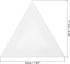 PATIKIL Paint Canvases for Painting, 2 Pack 8x7 Inch Triangle Wood Frame Stretched Blank Art Canvas Board Panels for Acrylic, Oil, Tempera Paintin...