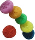 Plastic Dish Scrubbers for Dishes, Nylon Pot Round Scrubber Scouring Pad, Colorful Non Scratch Mesh Scouring Dish Pads Scrubbers for Cookware (24 ...