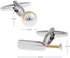 3D Cricket Set Cufflinks Ball and Bat Cuff Links...