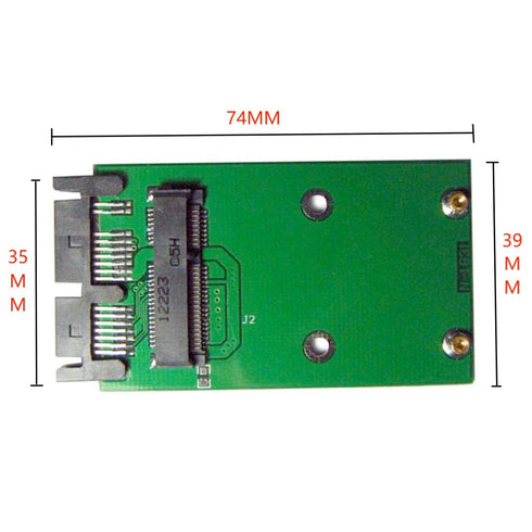 chenyang CY Mini PCI-E mSATA SSD to 1.8" Micro SATA 16Pin Hard Disk PCBA Converter Adapter...