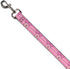 Disney Pet Leash, Dog Leash, Winnie The Pooh Piglet Expression Close Up Stripe Pinks, 4 Feet Long 0.5 Inch Wide...