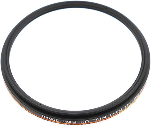 55mm UV Filter, S-Pro HD Nano MRC Camera Ultraviolet Protection Filter, Multicoated, B270, Ultra-Slim, Lens Cloth Kit...