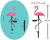 Waterproof Solar Flamingo Garden Light, Durable Blow Molded Yellow Beak and red Body Flamingo Shape, Bird feet and Ground Plug Removable...