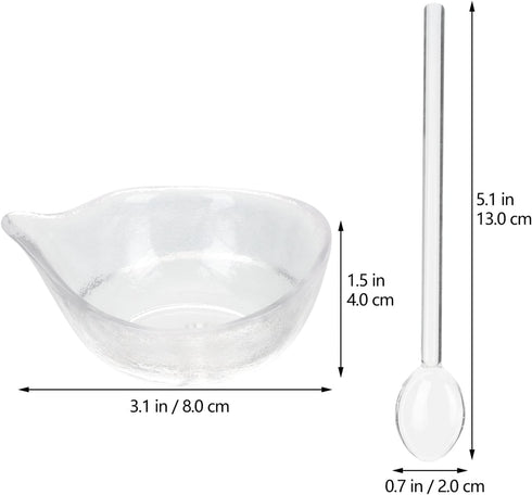 Zerodeko Face Mask Mixing Bowl Set DIY Facemask Mixing Tool Kit with Facial Mask Bowl Skin Care DIY Mixing Tool Kit with Spoon for Lady Women Girl...