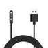 Black 2-Pin Strong Magnetic Cable USB Charging Line Cord Rope Black for Kieslect Watch K10 K11 Smartwatch Smartwatch Charger Charging Cable Magnet...