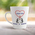 Personalized Custom Text I Love You Two Penguins Ceramic Latte Mug 12 Oz...