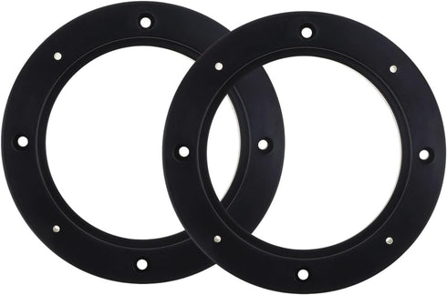 4" Dia Universal Black Plastic Speaker Spacer Adaptor Ring Mounting Bracket Fit ABS Car Stereo Speaker Spacers (2 Pcs)......