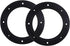 4" Dia Universal Black Plastic Speaker Spacer Adaptor Ring Mounting Bracket Fit ABS Car Stereo Speaker Spacers (2 Pcs)......