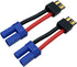 2 Pairs RC LiPo Battery Connector Adapter Compatible with Lipo Battery Plug to EC5 Male Female on ESC Charge...