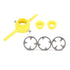 Pipe Threader Plumbing Tools Alloy + Plastic PVC Thread Tool Maker Pipe Npt Round Die Set Pipe Threader Plumbing Manual Hand Tool...