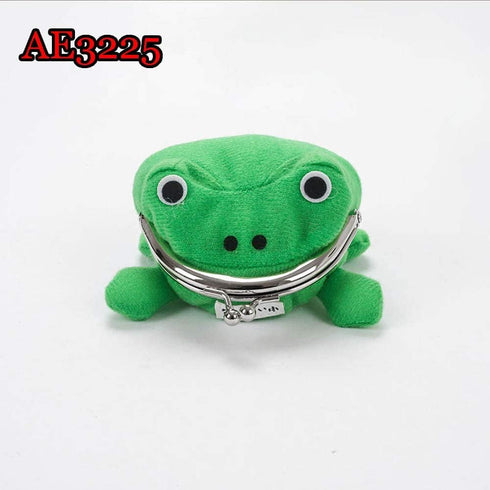 Cosplay Anime Frog Coin Purse Cute Pouch Wallet Small Money Bag Plush Toy for Funny 3225...
