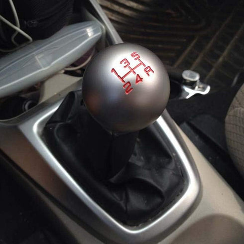 Gear Shift Knob,Car Manual Aluminum Gear Stick Ball Shift Knob Shifter Lever Head (5 Speed)...