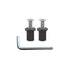 Kayak Well Nuts 30 Pair Neoprene Well Nuts M5 x 25mm Stainless Steel Hex Socket Bolts M5 Well Nut Great for Kayak Hardware Motorcycle Boat Marine ...
