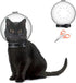 Cat Muzzle Combo - Adjustable Cat Hood, Breathable Anti-Bite Muzzles to Prevent Biting and Chewing, Safety Grooming Accessory for Small Pets.(M fo...