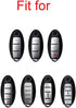 Royalfox(TM) 3 4 5 6 Buttons 3D Bling keyless Entry Remote Smart Key Fob case Cover for Nissan Murano Pathfinder Titan Maxima Sylphy Lannia Livina...