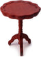 Miniature Dollhouse End Table 1:12 Scale Wooden Furniture Round Side Tea Table Model for Dollhouse Living Room Scene Decoration Gift (Brown)...
