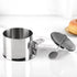 Guowall Round Cake Mold Stainless Steel Cake Mousse Mold Cake Ring Including Pusher and Lifter Baking Accessories-3pcs/set...