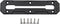 Kayak Track Mount Low Profile Nylon Kayak Rail Track | Kayak Fishing Accessories, 6/9/12 inch(1/2 pack) (6 inch(1pack))...