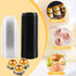 Hewnda 50 Pack 2 Inch Clear plastic mini cake box muffins box cookies cookies muffins dome box wedding birthday gift box(Black)...